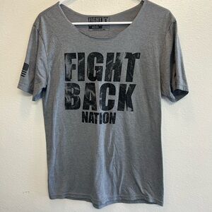 🇺🇸 Gray Women's Short Sleeve Tee